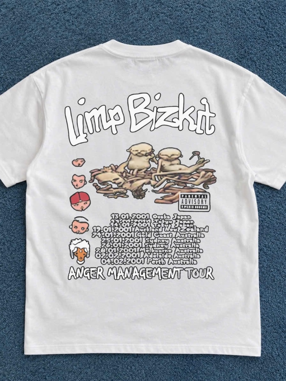 Gildan White Graphic 'Anger Management Tour' Tee